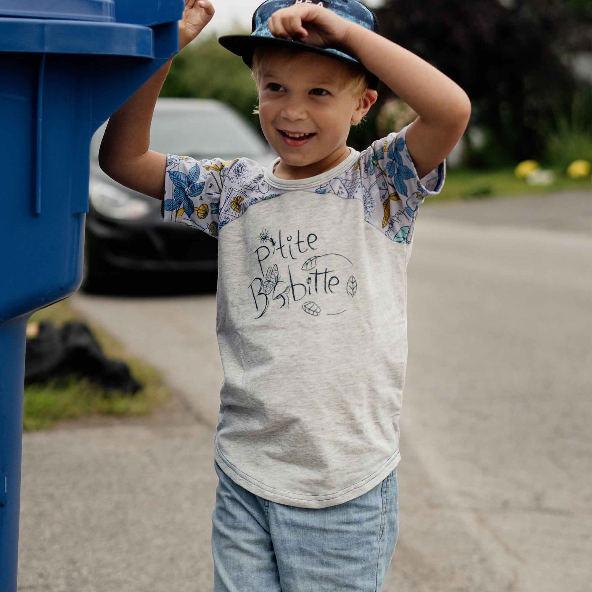 t-shirt évolutif bébé enfant Brigade devant