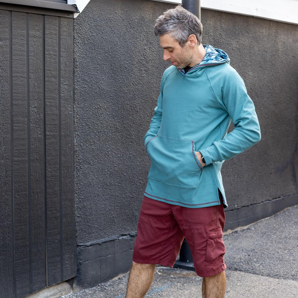 Hoodie pour homme, bambou extensible