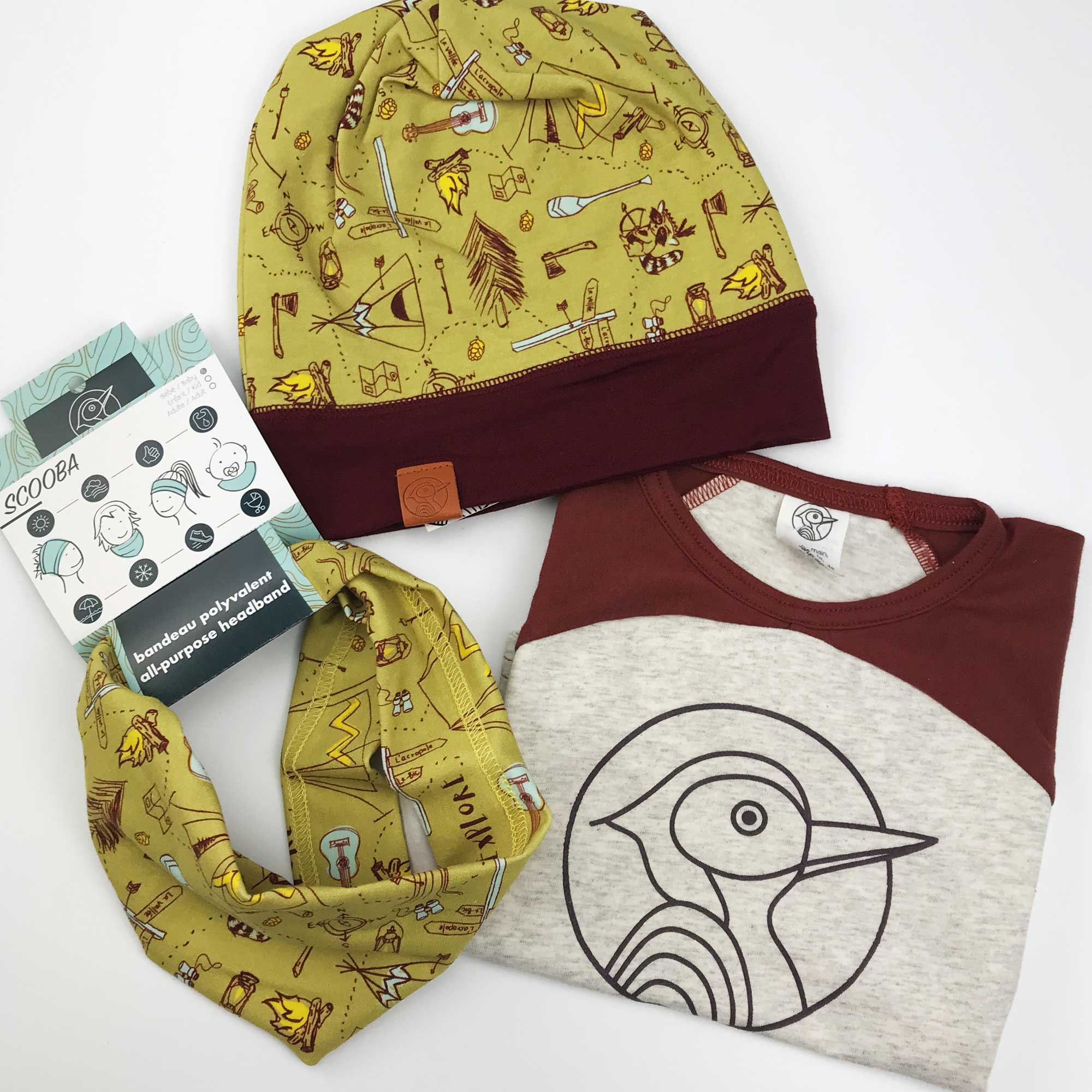 t-shirt évolutif bébé enfant  PEAK-A-TEAM kit