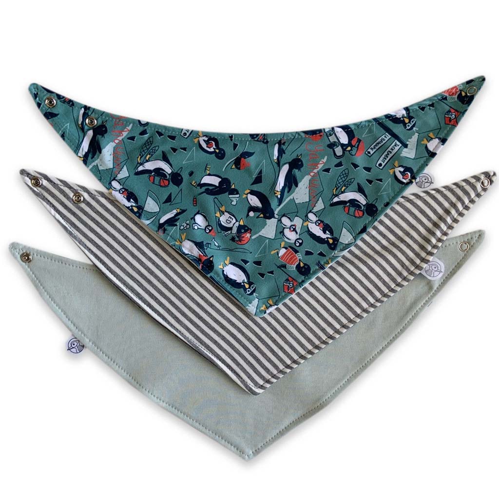 Baby Bibs - Made of Bambou and Organic Cotton