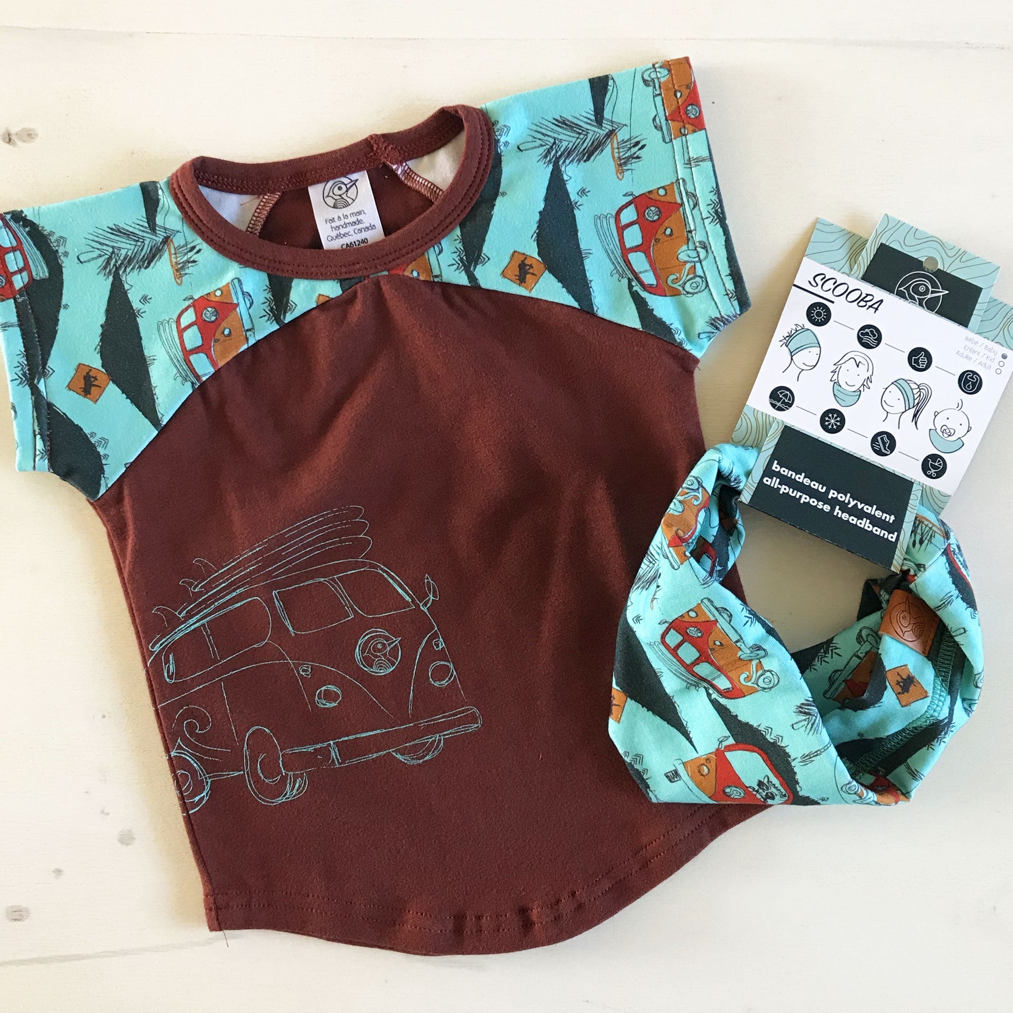 t-shirt évolutif bébé enfant Nomade kit