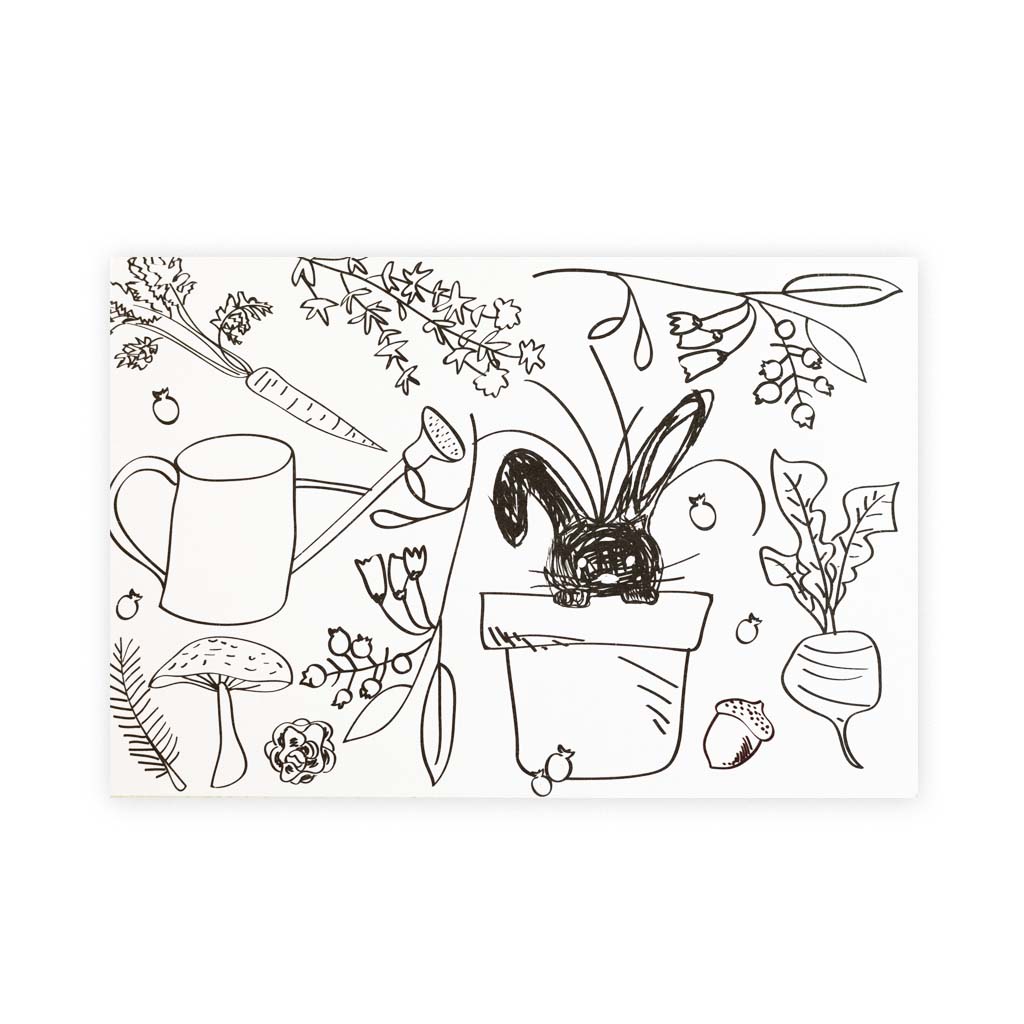 Cartes postales à colorier (unité) - Peakbwa