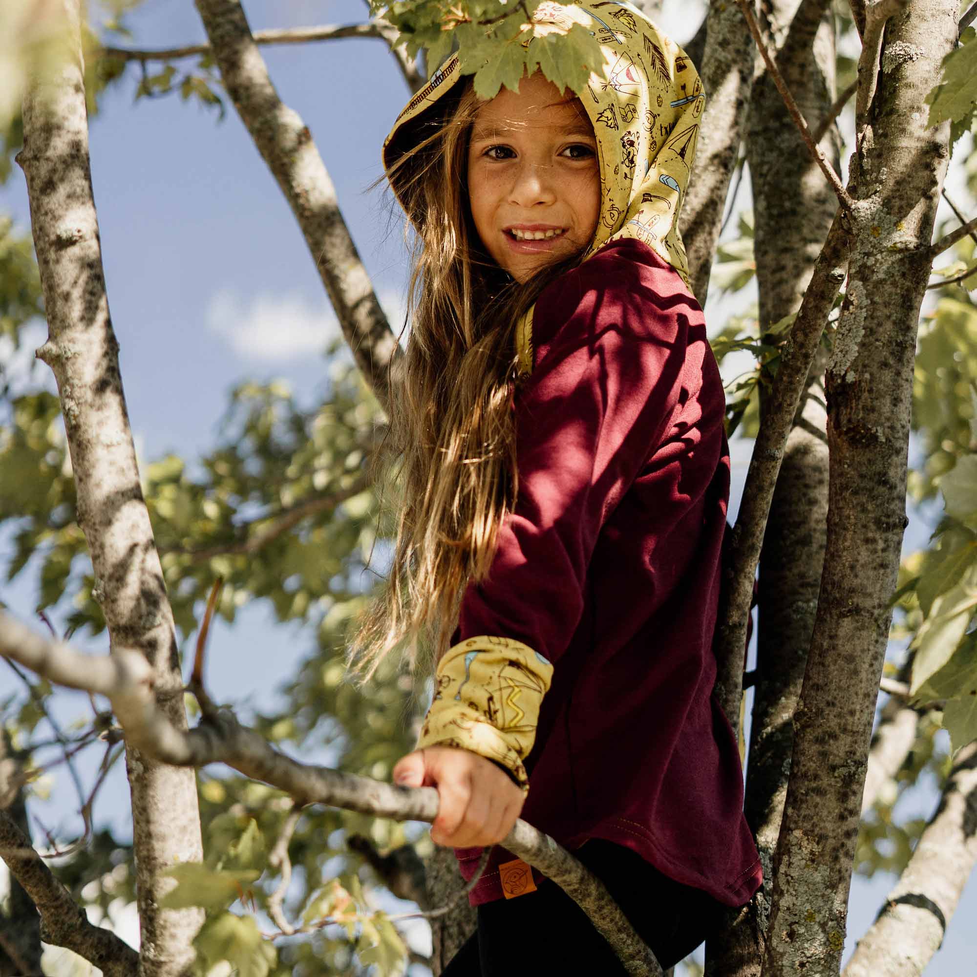 HOODIE ÉVOLUTIF BIVOUAC Bourgogne - Peakbwa